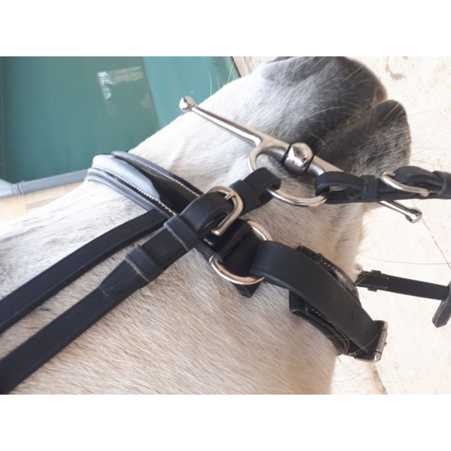 Brison privilège equitation.  VERNIS.  Poney . Noir neuf.
