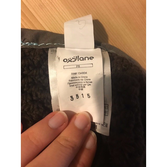 bonnet choco/ciel fouganza