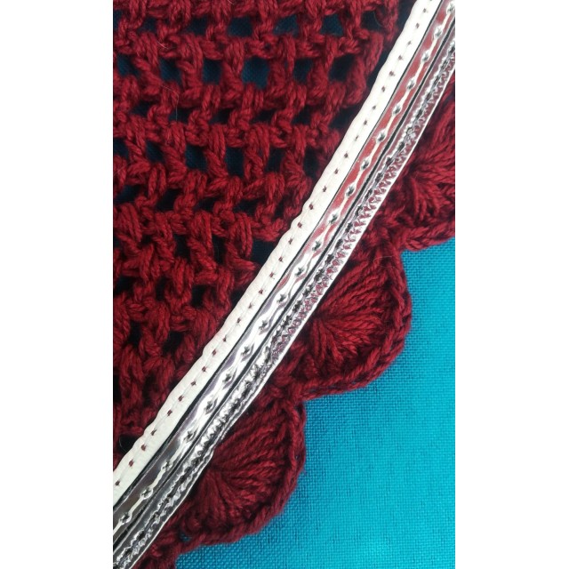 Bonnet équithème bordeau