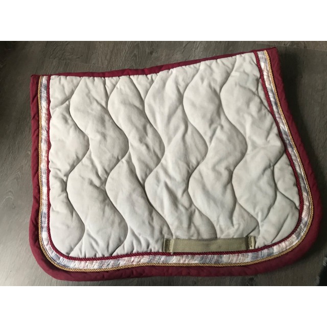 Tapis LBAT beige et rouge bordeaux