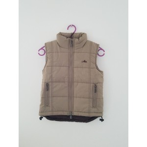 Doudoune sans manche beige