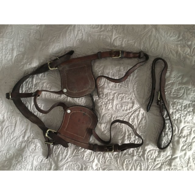 Filet d'attelage taille cob avec œillères