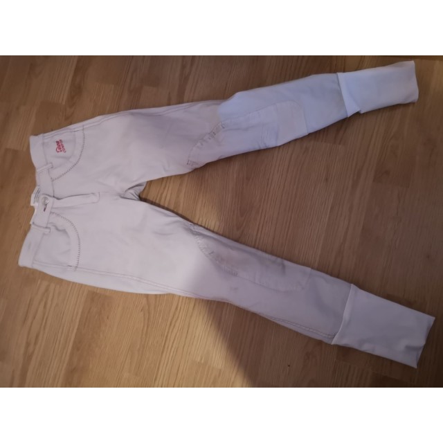 2 pantalons blancs à saisir