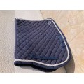 Tapis d'équitation bleu marine