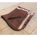 Tapis d'équitation marron équithème