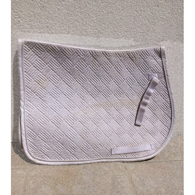 Tapis d'équitation blanc
