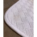 Tapis d'équitation blanc
