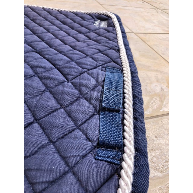 Tapis d'équitation bleu marine