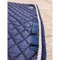 Tapis d'équitation bleu marine