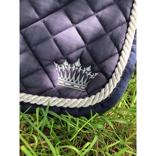Tapis d'équitation bleu marine