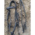 Bridon cuir noir