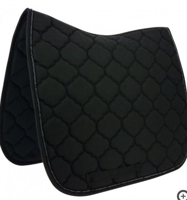 Tapis de selle noir en parfait état