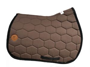 Tapis de selle Equ'idées Marron glacé
