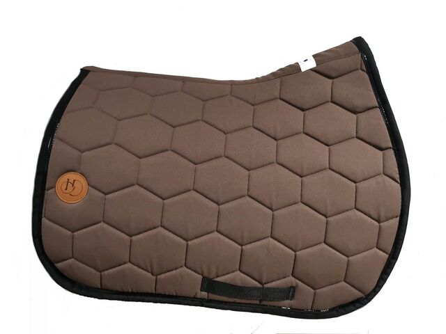 Tapis de selle Equ'idées Marron glacé