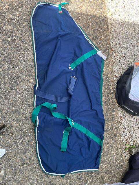 Chemise bleu/vert 125