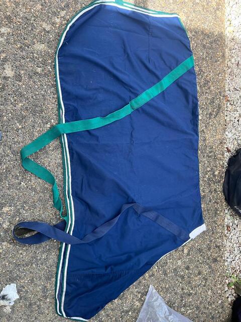 Chemise bleu/vert 125