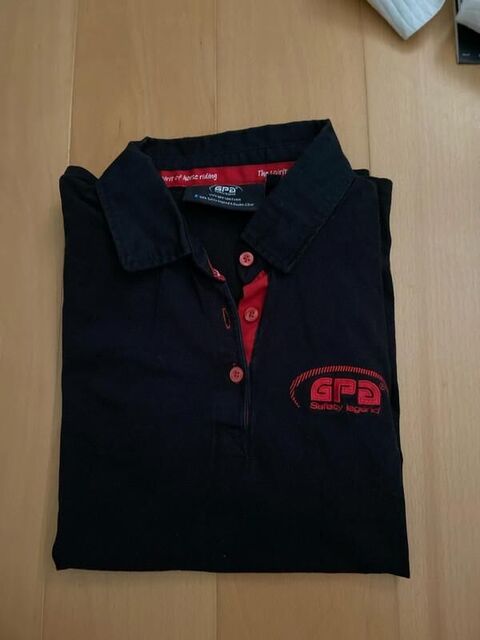polo GPA rouge et noir