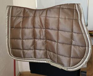 Tapis cheval mixte Lami-cell marron satin
