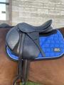 Selle cuir noir 17,5