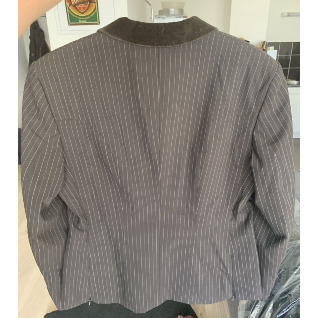 Veste pikeur skarlett rayée marron