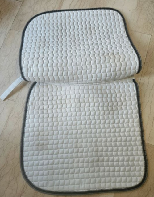 Tapis dressage blanc