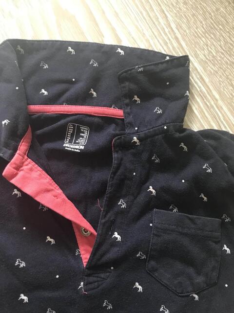 polo fille bleu marine fouganza