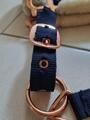 Licol Mouton Marine et gold