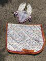 Ensemble tapis et bonnet fait main cob