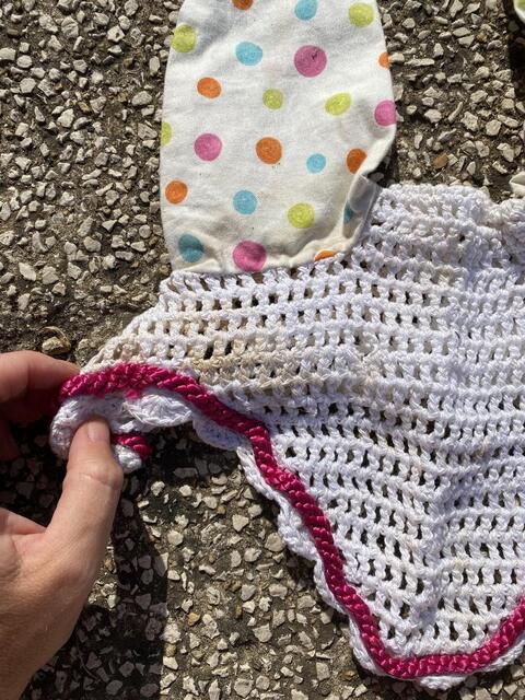 Ensemble tapis et bonnet fait main cob