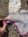 Ensemble tapis et bonnet fait main cob