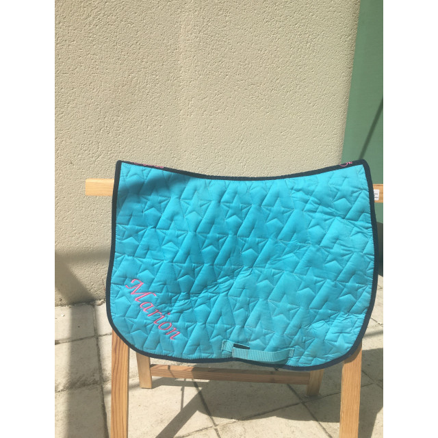 Tapis de selle turquoise