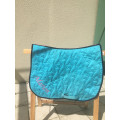 Tapis de selle turquoise