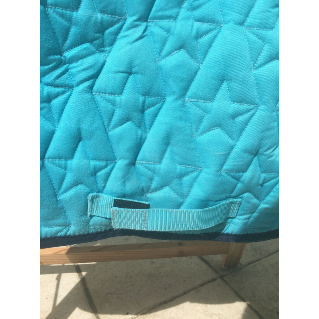 Tapis de selle turquoise