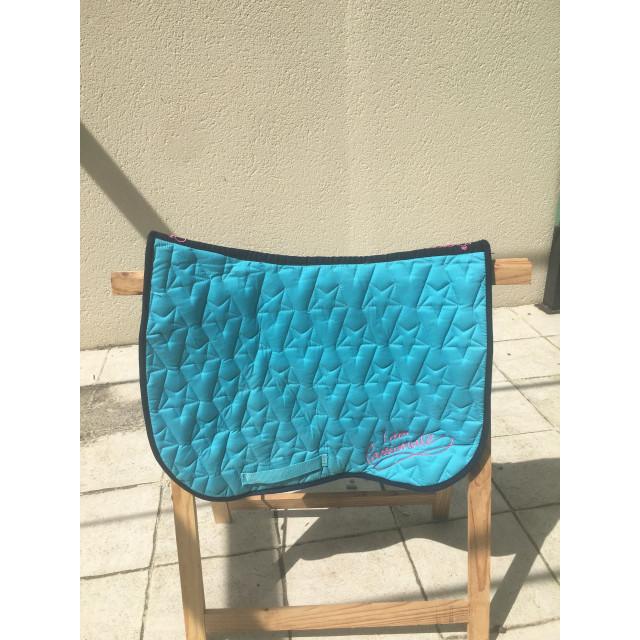 Tapis de selle turquoise