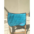Tapis de selle turquoise