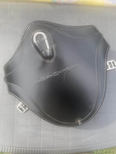 Sangle bavette Fouganza noire 135cm