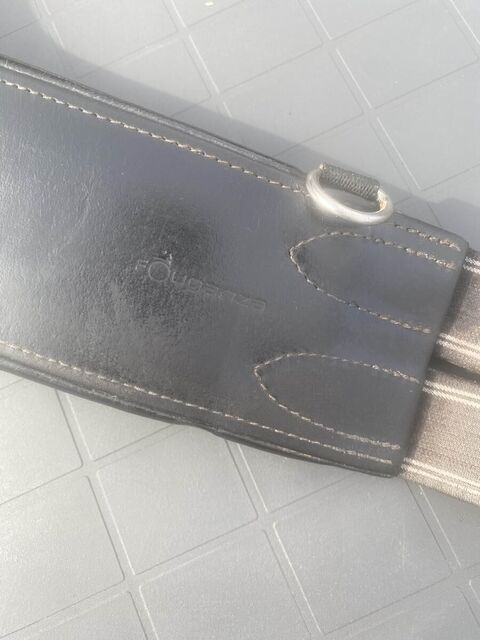 Sangle bavette Fouganza noire 135cm