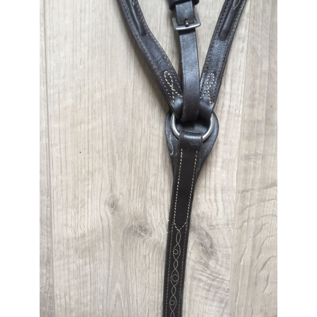 Collier de chasse marron taille cheval