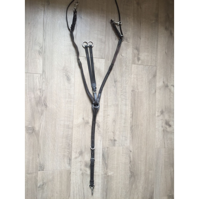 Collier de chasse marron taille cheval