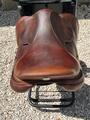 SELLE HERMES CAVALE taille 17 irish/taupe MIXTE 2019 PARFAIT ETAT + BOITE HERMES
