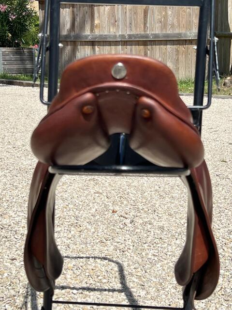 SELLE HERMES CAVALE taille 17 irish/taupe MIXTE 2019 PARFAIT ETAT + BOITE HERMES