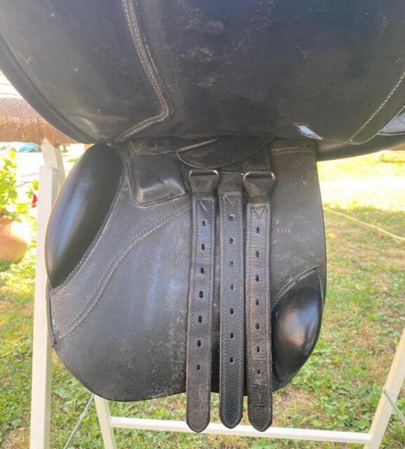 Selle équitation noire 16,5