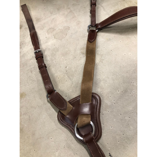 Collier de chasse cuir 5 points