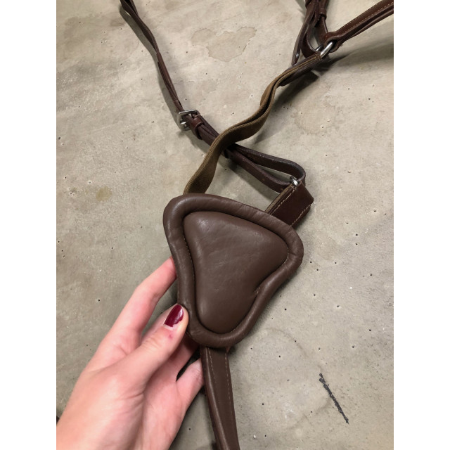 Collier de chasse cuir 5 points