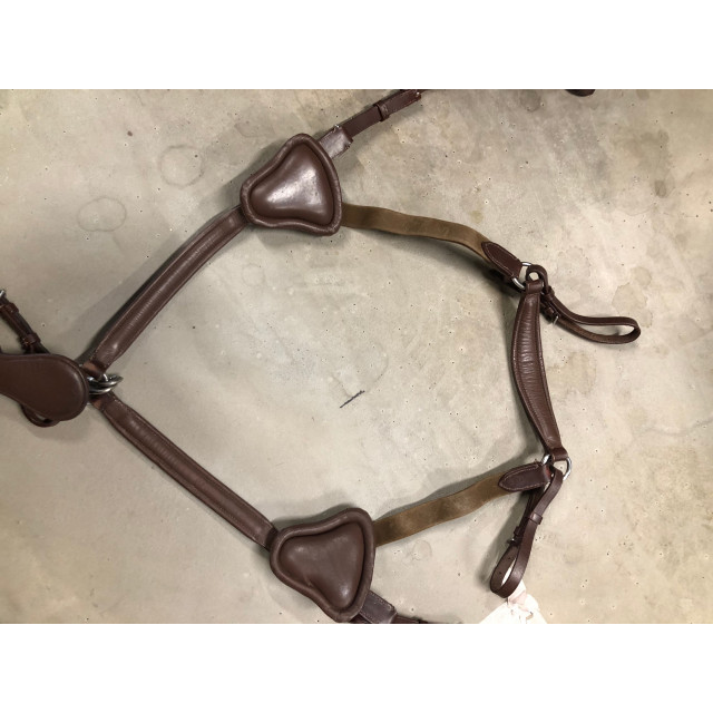 Collier de chasse cuir 5 points