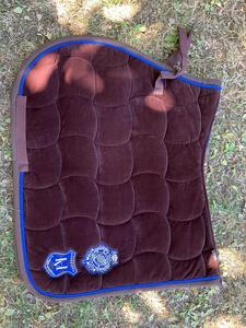Tapis HV Polo marron / bleu électrique