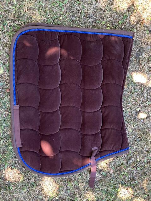 Tapis HV Polo marron / bleu électrique