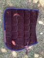 Tapis HV Polo marron / bleu électrique