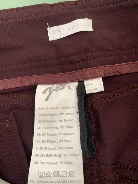 Pantalon Pénélope prune - Taille 34 / XS