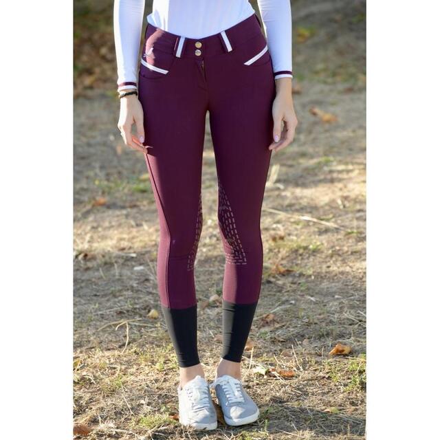 Pantalon Pénélope prune - Taille 34 / XS